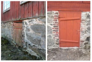 Uusi kellarinovi vanhan mallin mukaan - Ny källardörr enligt gammal modell